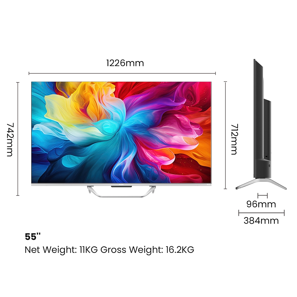 Haier S800 QLED 140cm (55) Google TV | Dolby Vision.Atmos 